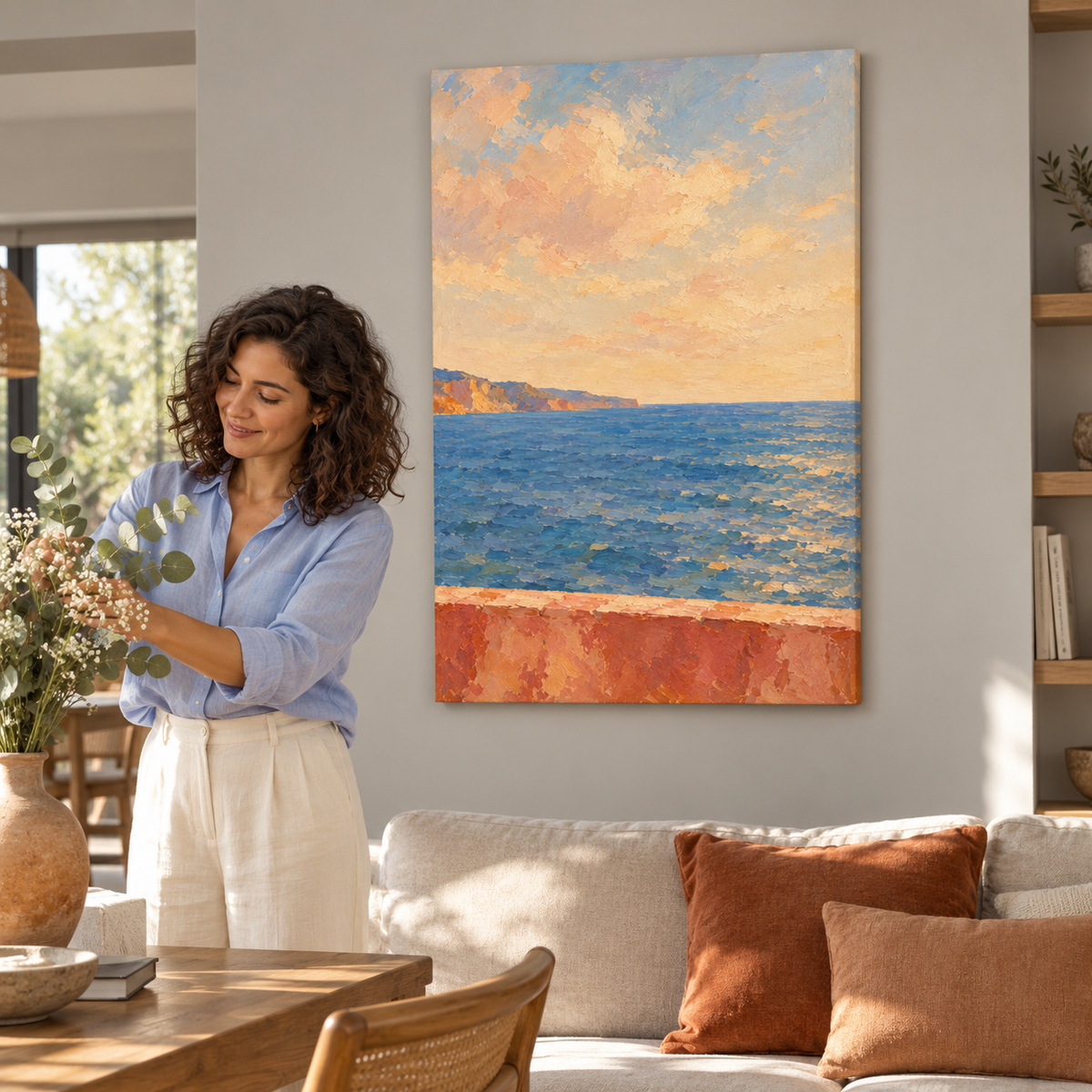 Warm Coastal Passage No.2 - Canvas