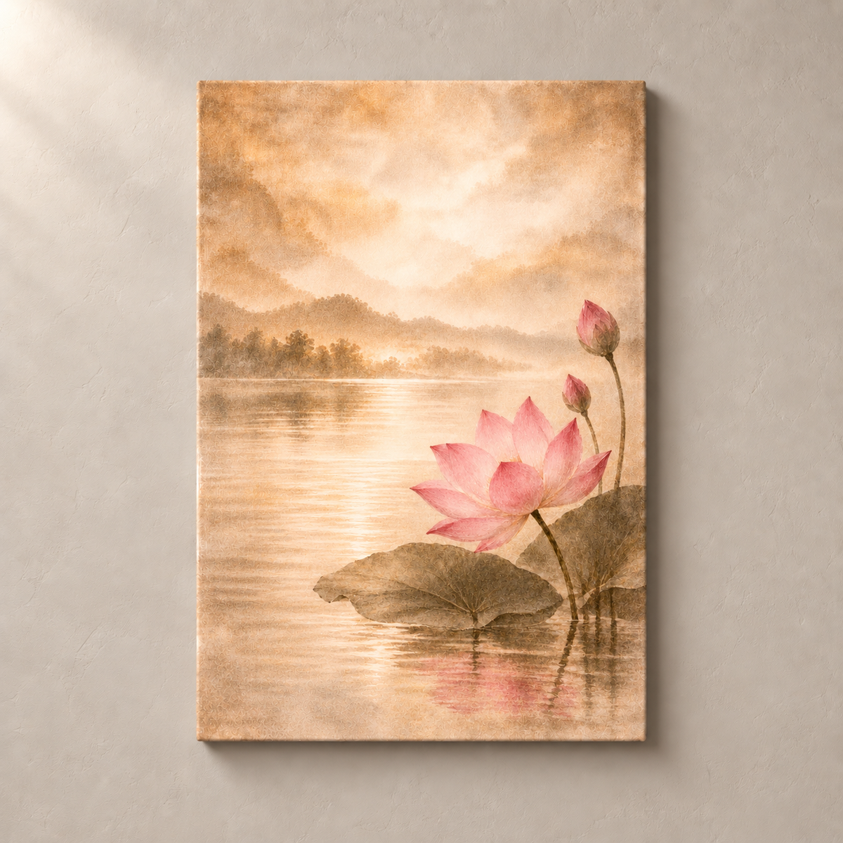 Lotus Path No.3 - Canvas