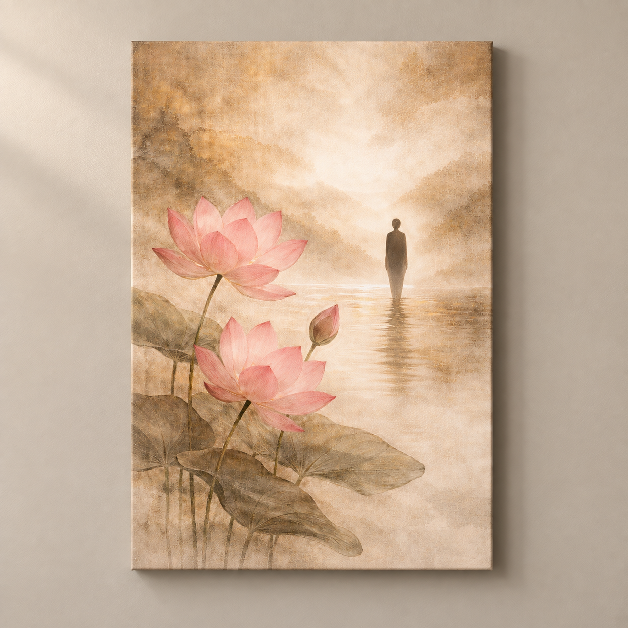 Lotus Path - Canvas