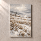 Onde o inverno permanece imóvel N.º 4 - Tela