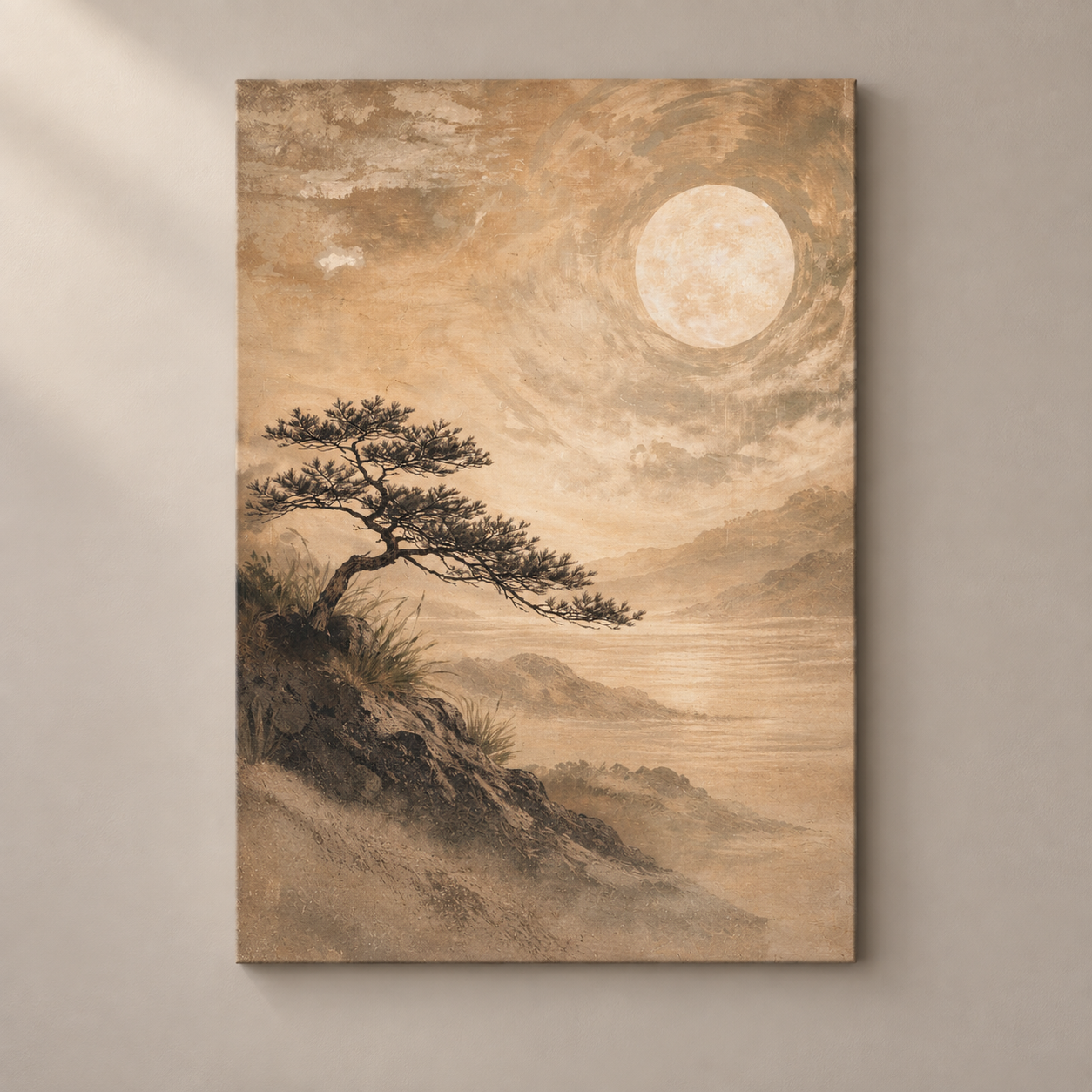 Moonlit Pine - Canvas