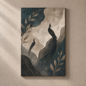 Peacock Reverie - Canvas