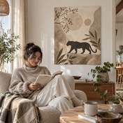 Tigre Silencioso - Tela