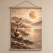 Sunlit Blossom Landscape - Hanging Art