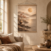 Sunlit Blossom Landscape - Hanging Art