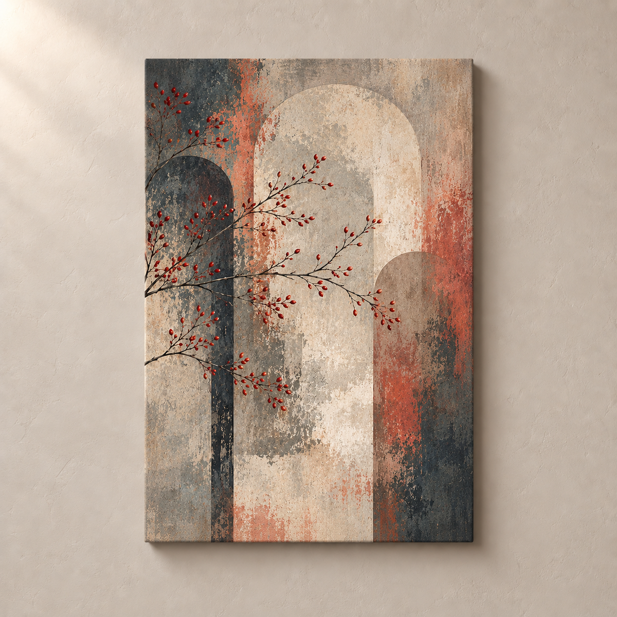 Blue Vase Stillness No.3 - Canvas