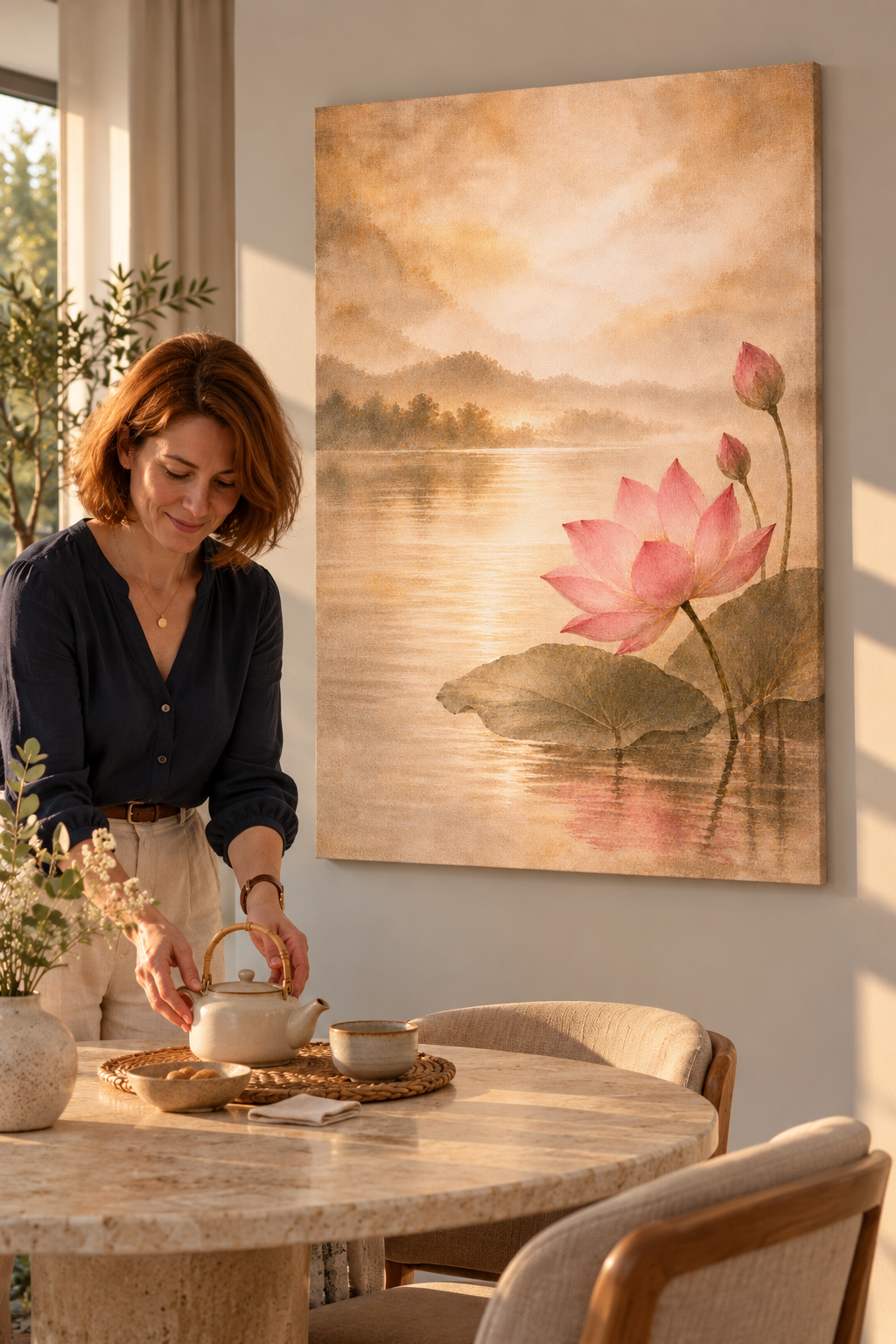 Lotus Path No.3 - Canvas