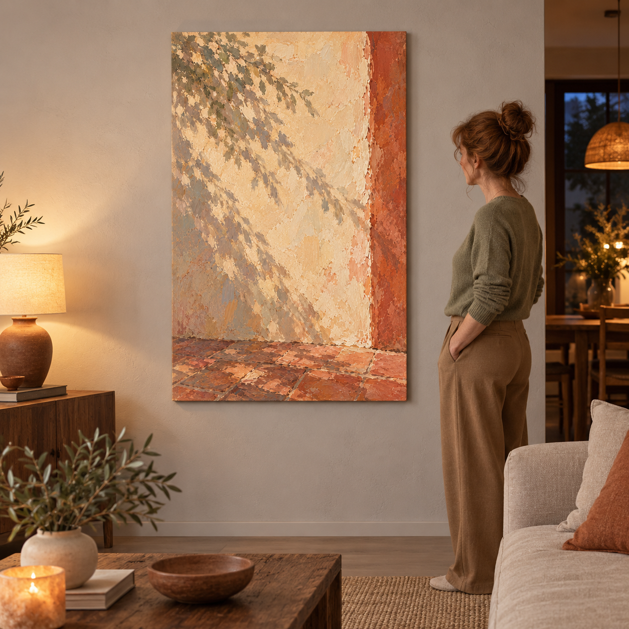 Warm Coastal Passage No.4 - Canvas