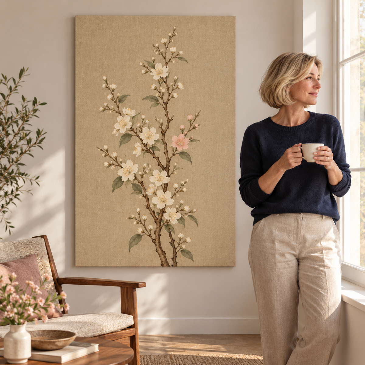 Blush Japandi No.2 - Canvas