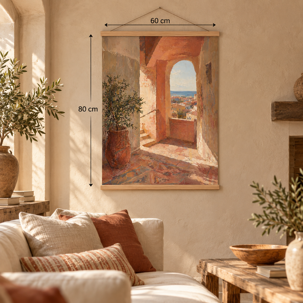 Warm Coastal Passage - Hanging Art