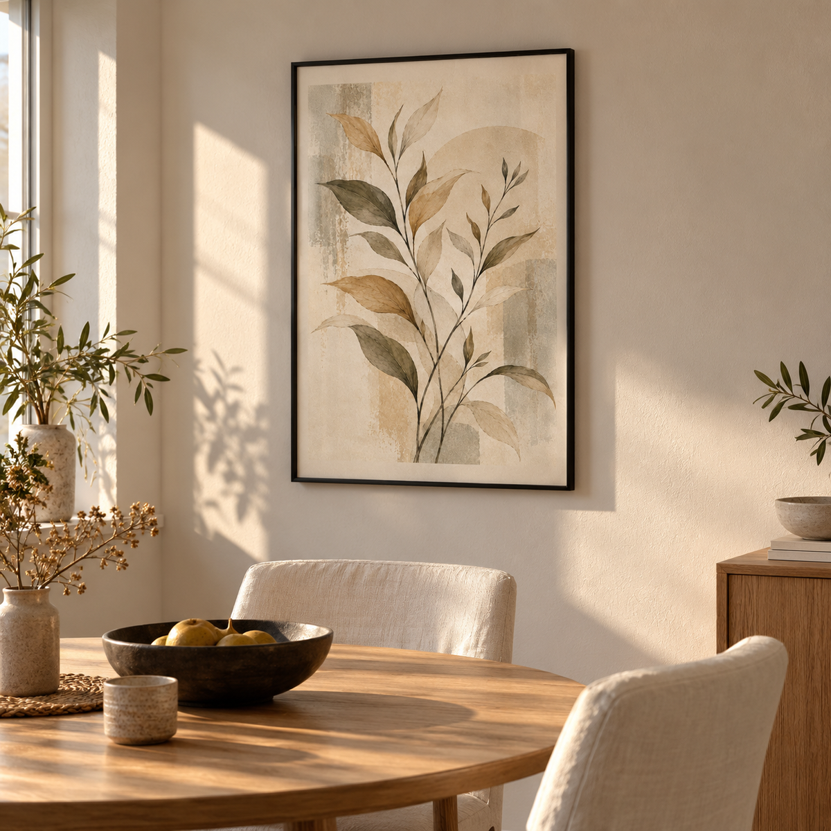 Airy Olive Study - Poster