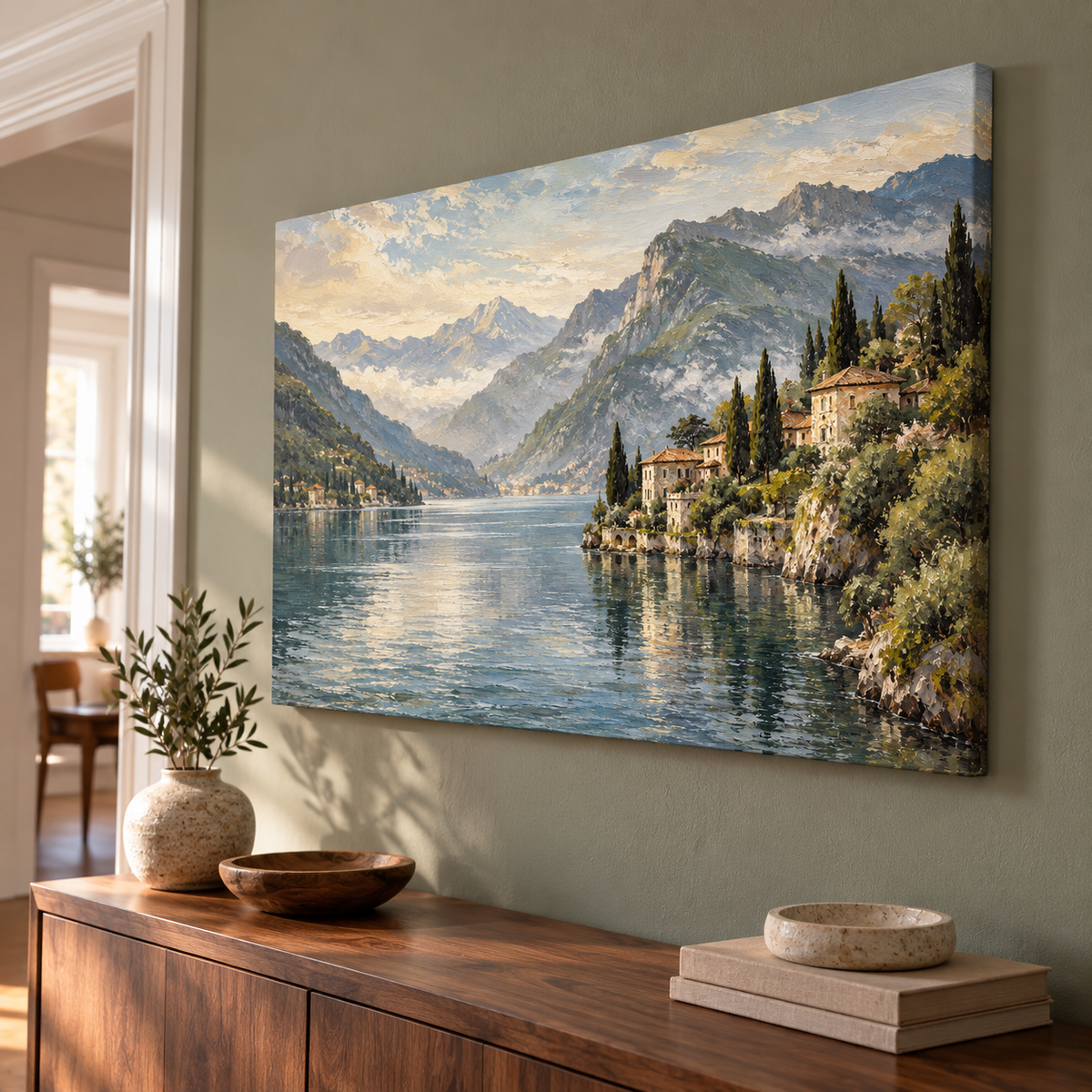 Como Morning Haze - Canvas