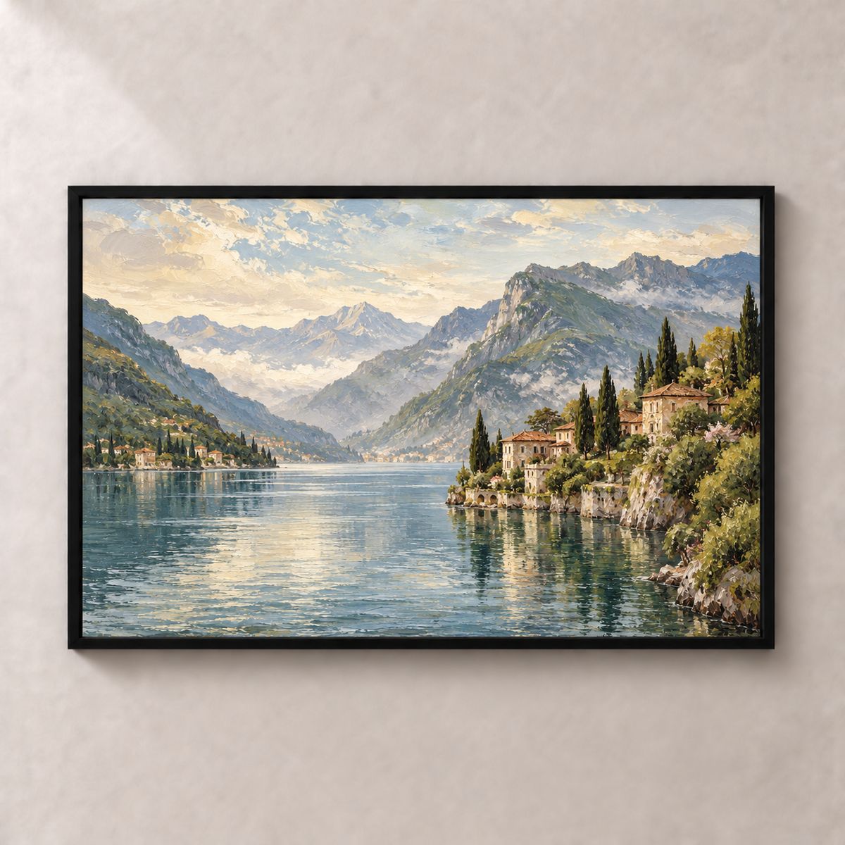 Como Morning Haze - Poster