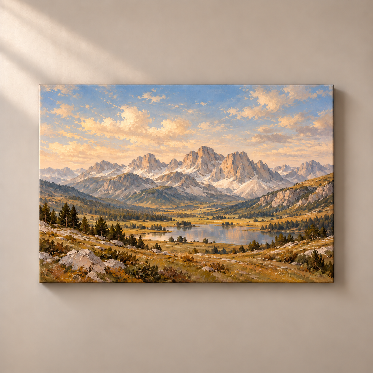 Dolomite Stillness horizontal canvas standalone