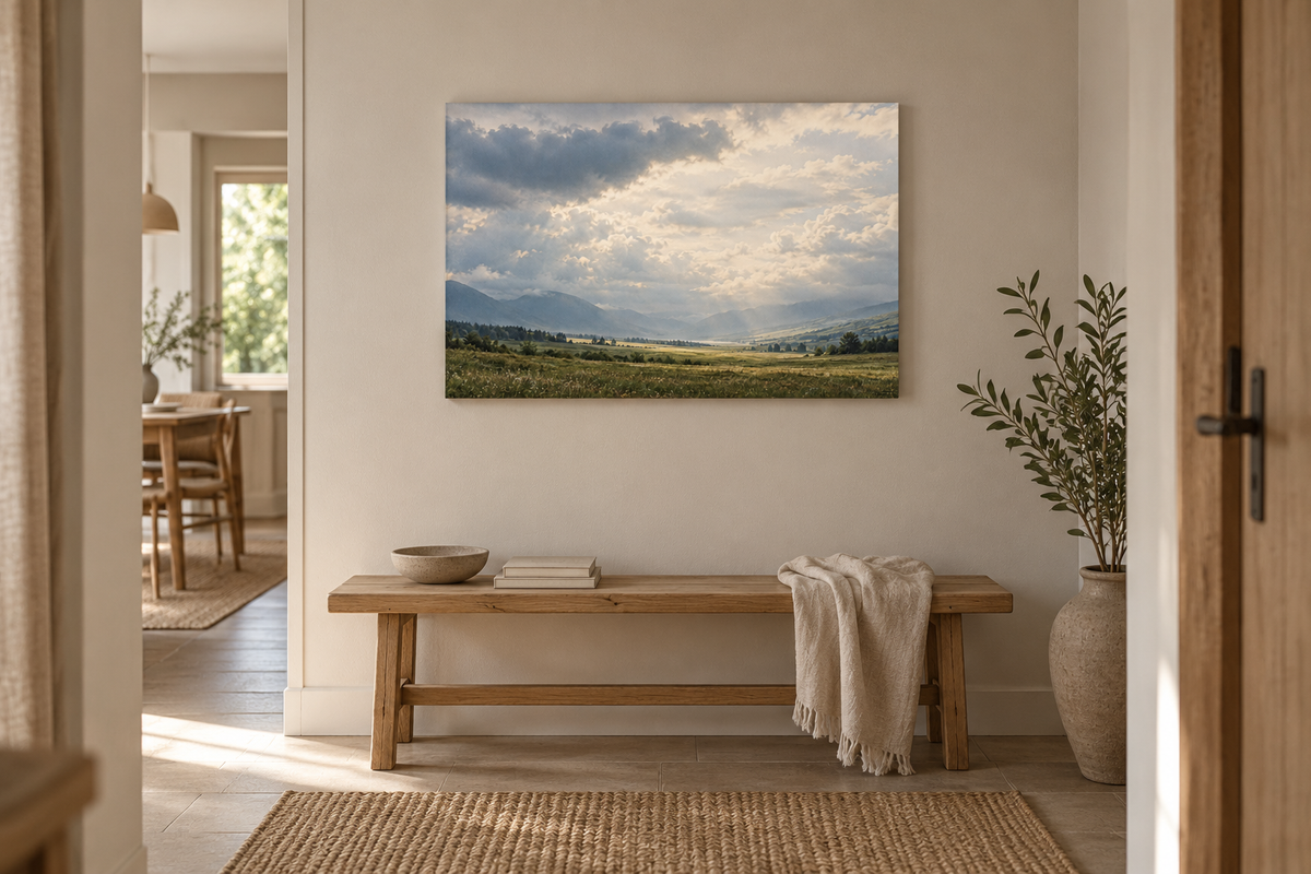 A Quiet Sky - Canvas