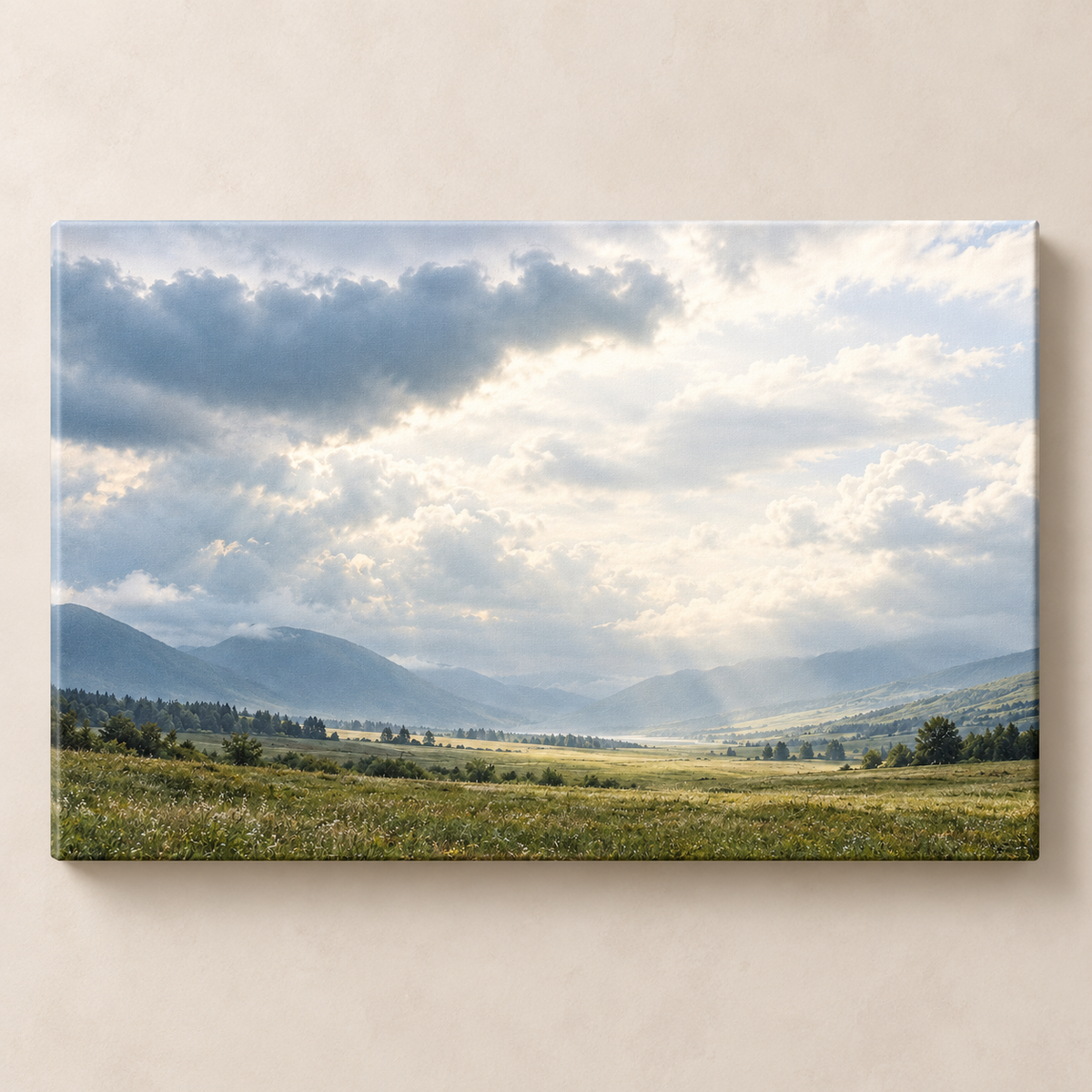 A Quiet Sky - Canvas