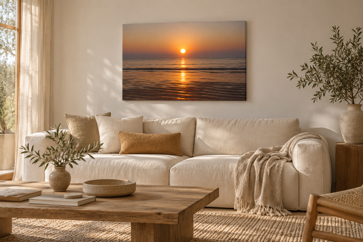 Amber Tide - Canvas