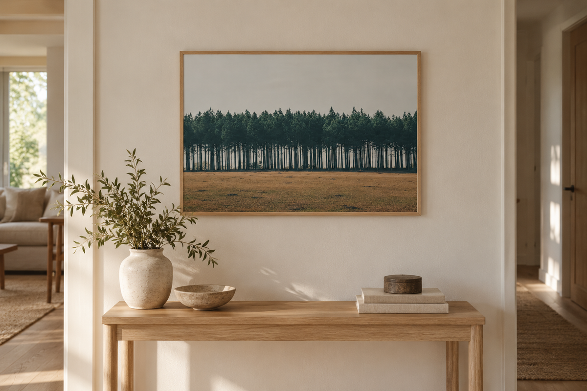 Line of Pines - Póster horizontal