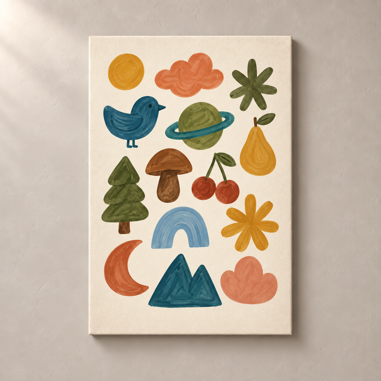 Little Wonders in Autumn canvas standalone mockup