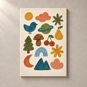 Little Wonders in Autumn canvas standalone mockup