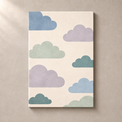 Pastel Cloud Dreams canvas standalone mockup