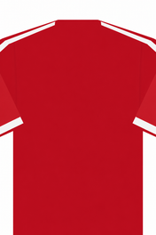 Personalised Football Shirt – Crimson and White vertical artwork