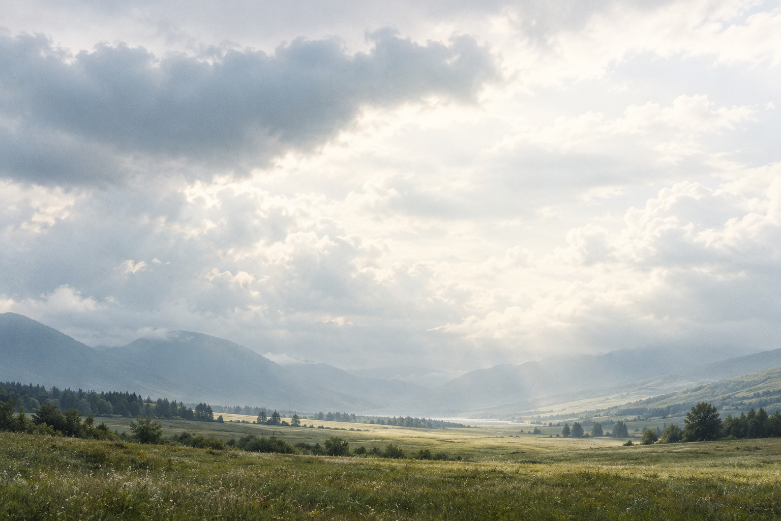 A Quiet Sky horizontal canvas original artwork