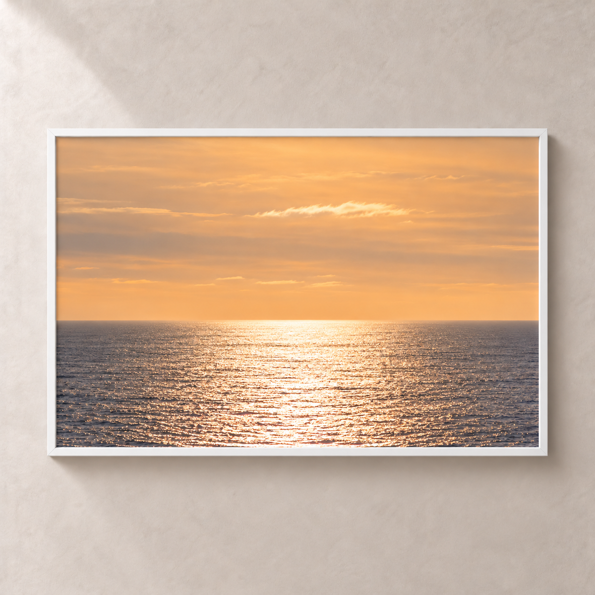 Sea in Soft Silver - Poster
