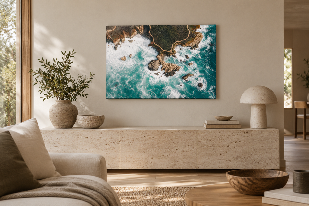 Tidal Memory - Quadro em tela horizontal