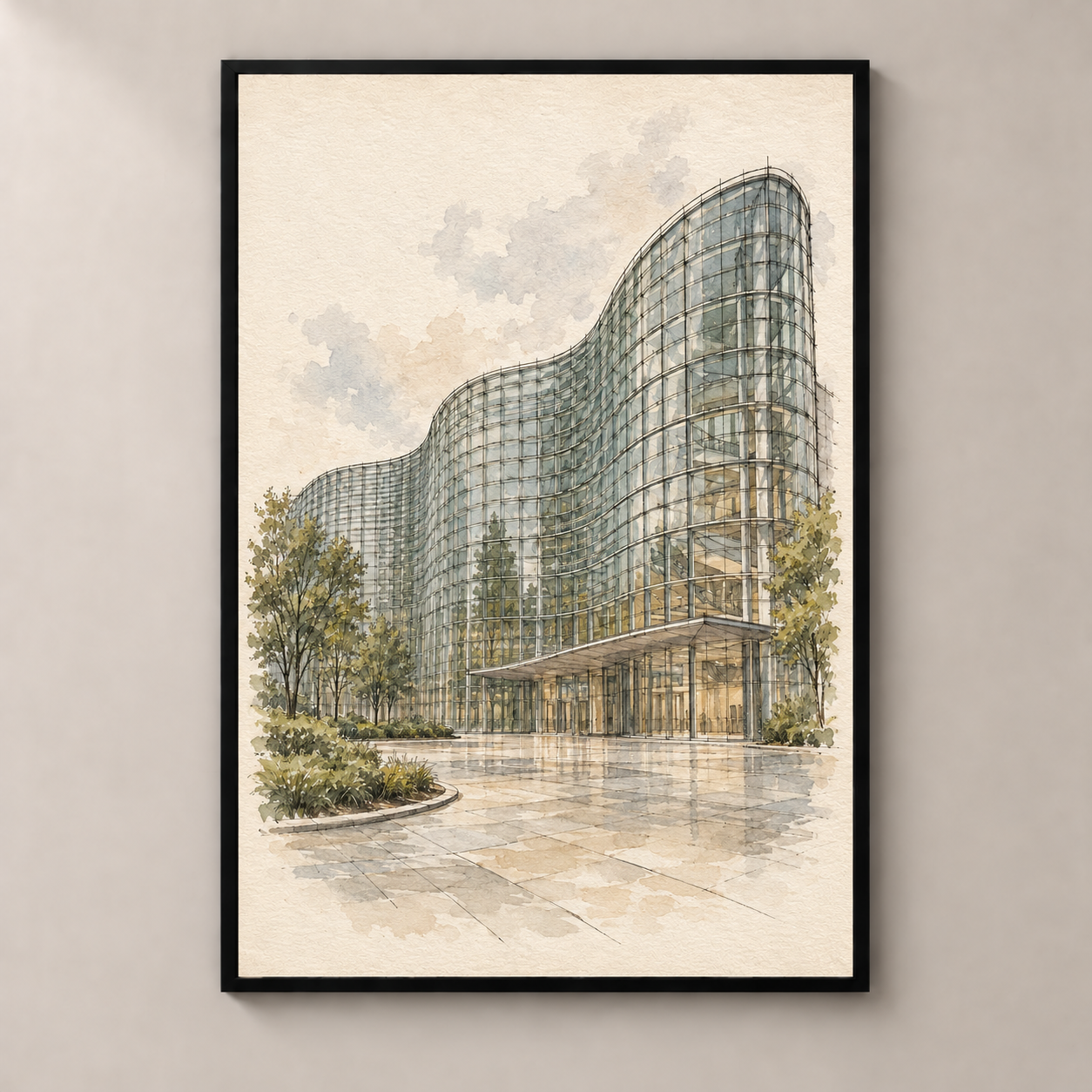 The National Art Center Tokyo poster standalone mockup
