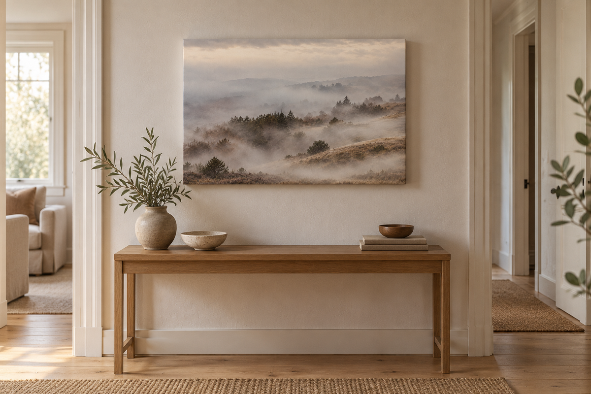 Where the Mist Settles - Canvas