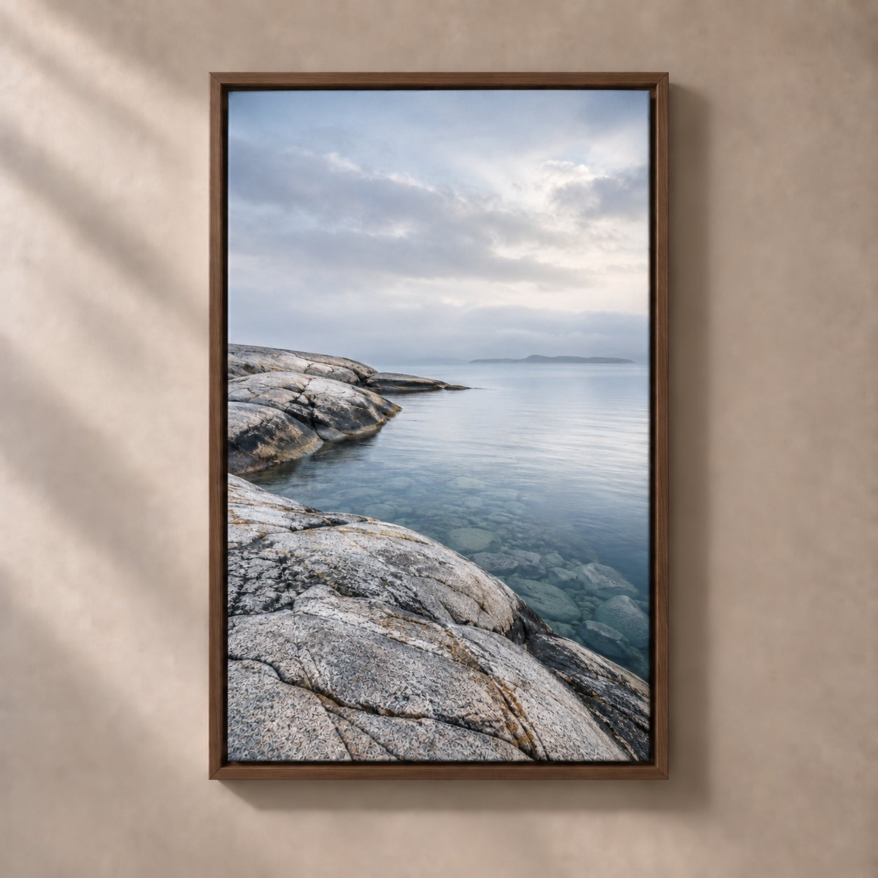 FNR frame preview walnut | At the Edge of the Tide