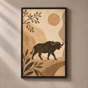 FNR frame preview black | Buffalo Beneath the Still Sky