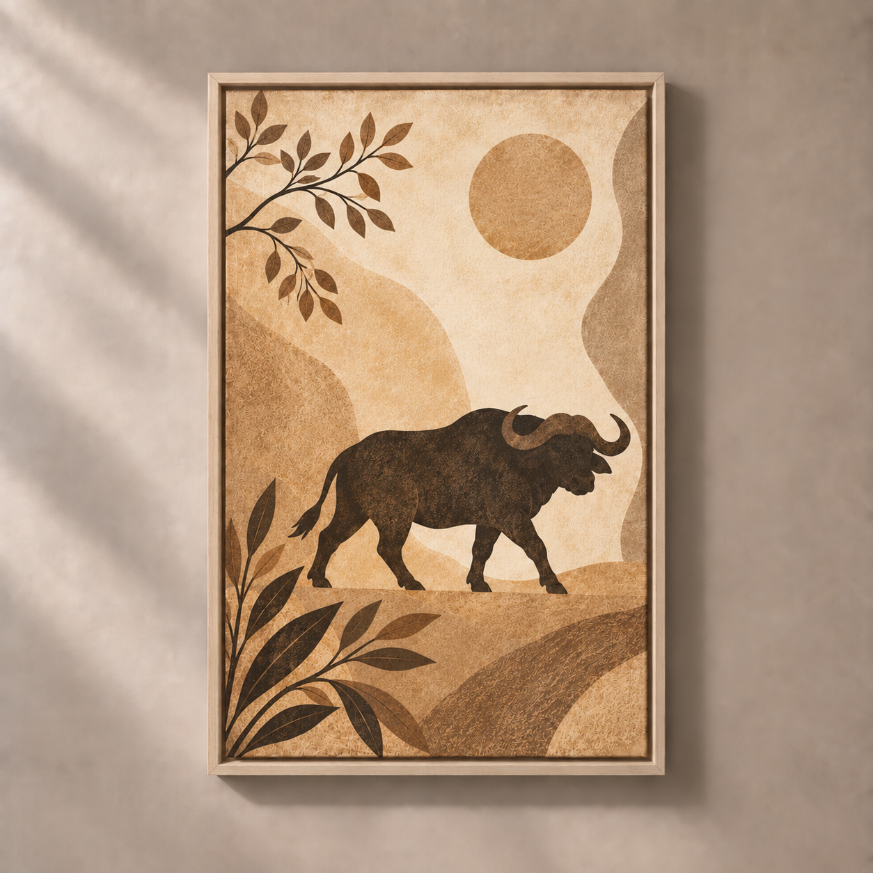 FNR frame preview natural | Buffalo Beneath the Still Sky