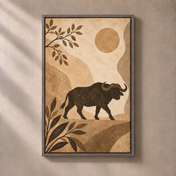 FNR frame preview oak | Buffalo Beneath the Still Sky