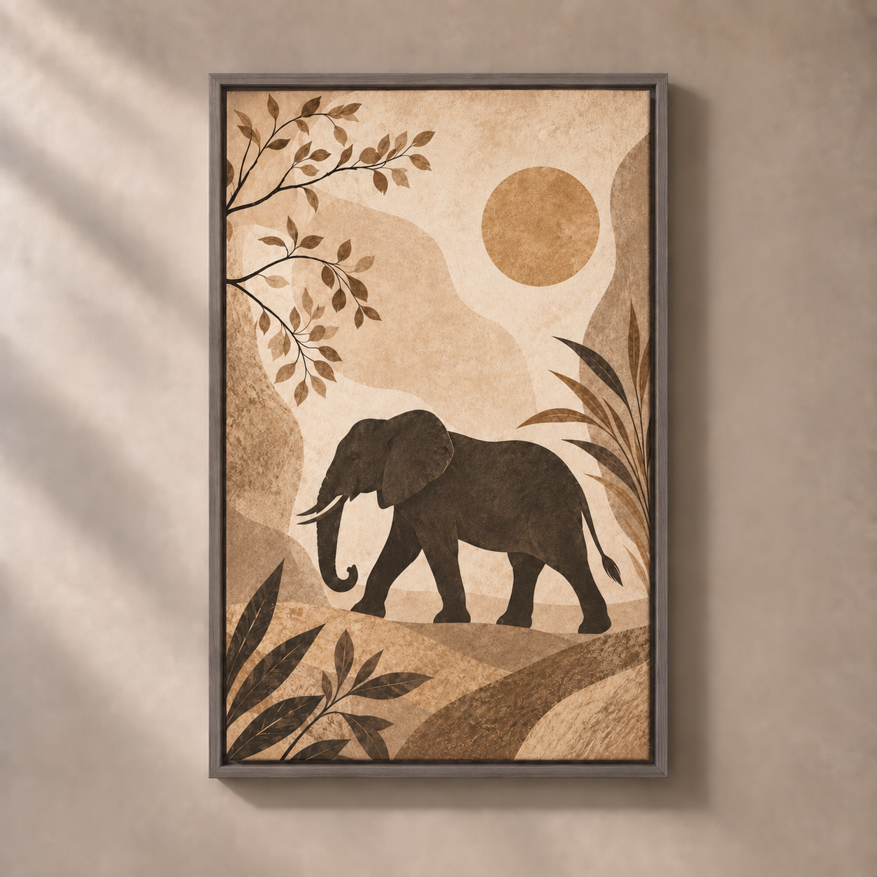 FNR frame preview oak | Elephant on the Quiet Plain