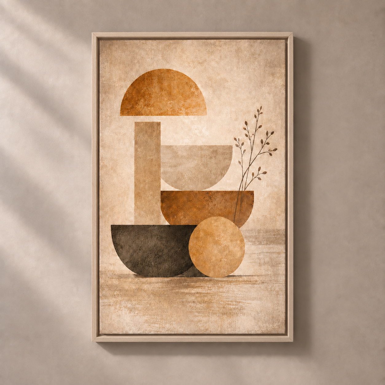 FNR frame preview natural | Geometric Earth Harmony