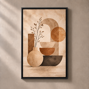 FNR frame preview black | Geometric Earth Harmony No.4
