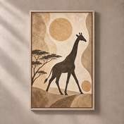 FNR frame preview natural | Giraffe Beneath Quiet Skies