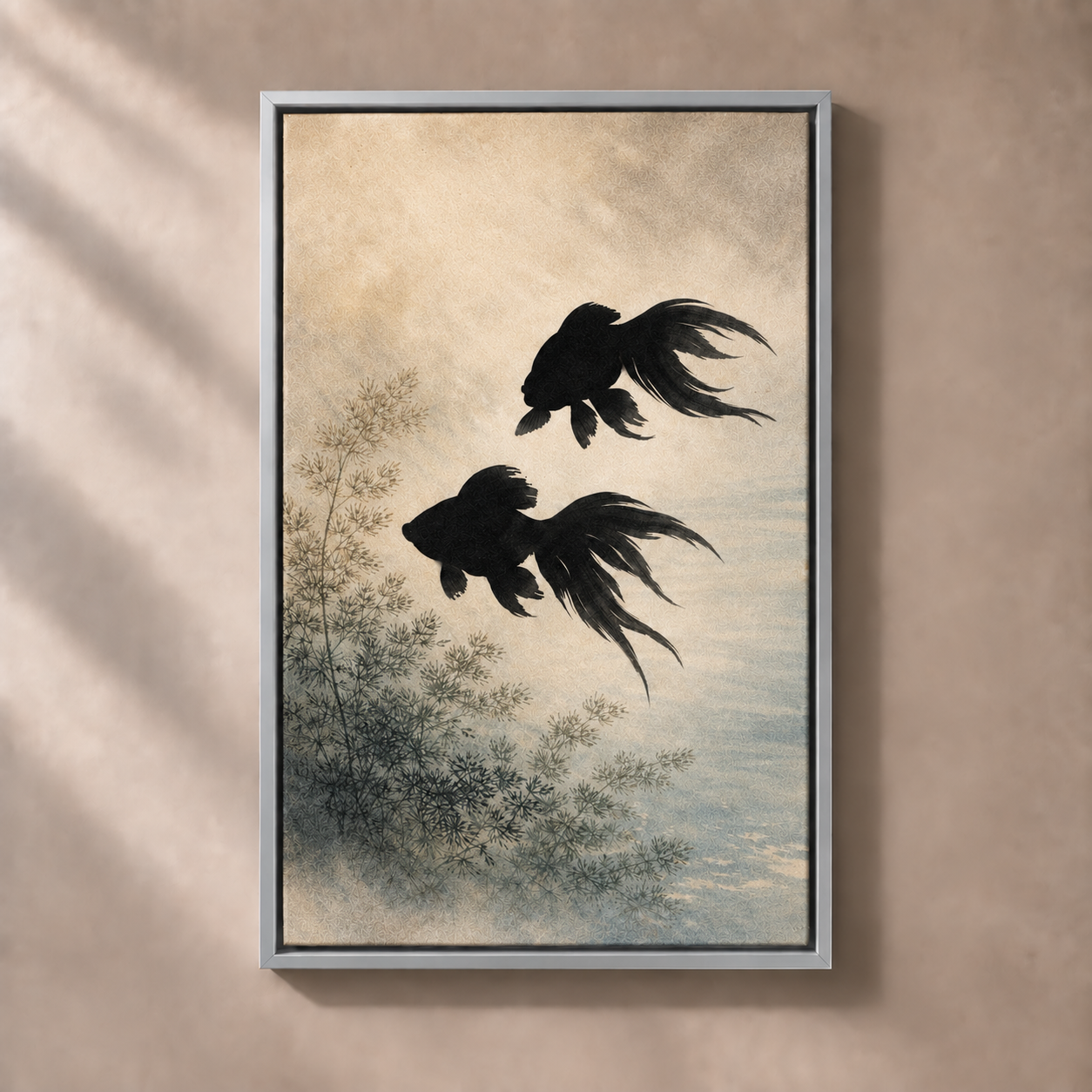 FNR frame preview silver | Golden Ink Koi