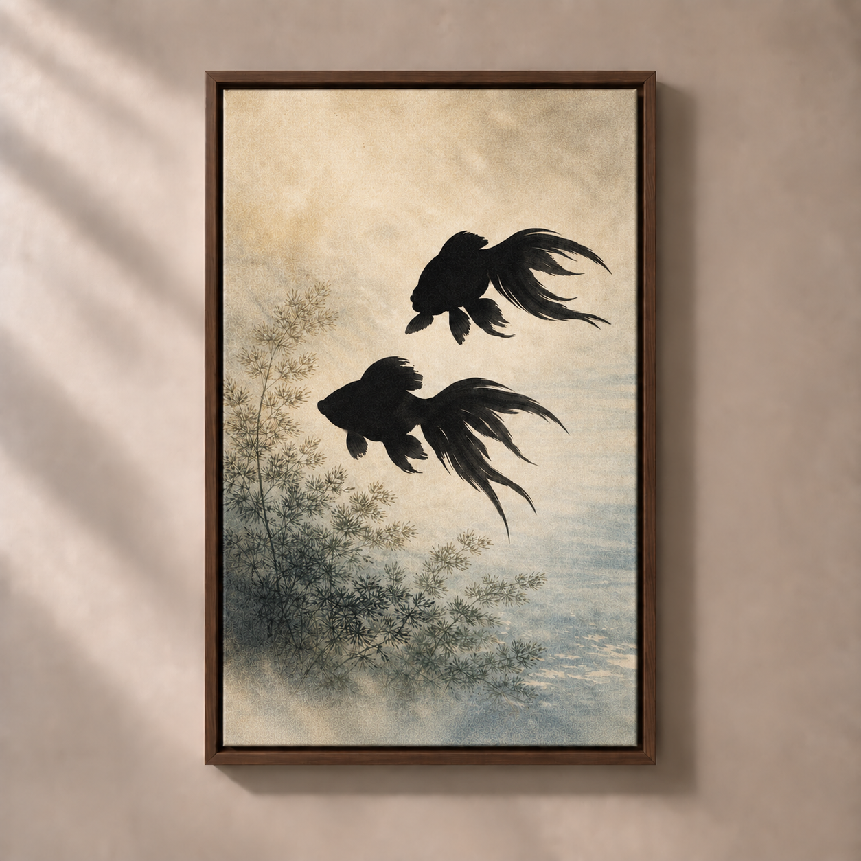 FNR frame preview walnut | Golden Ink Koi
