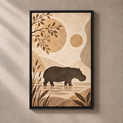 FNR frame preview black | Hippo in Still Waters