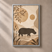 FNR frame preview silver | Hippo in Still Waters