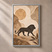 FNR frame preview silver | Lion in Soft Earth