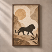 FNR frame preview walnut | Lion in Soft Earth