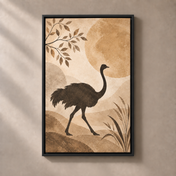 FNR frame preview black | Ostrich in the Pale Light