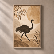 FNR frame preview natural | Ostrich in the Pale Light
