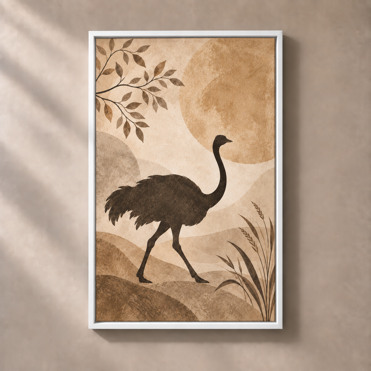 FNR frame preview white | Ostrich in the Pale Light
