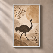 FNR frame preview white | Ostrich in the Pale Light