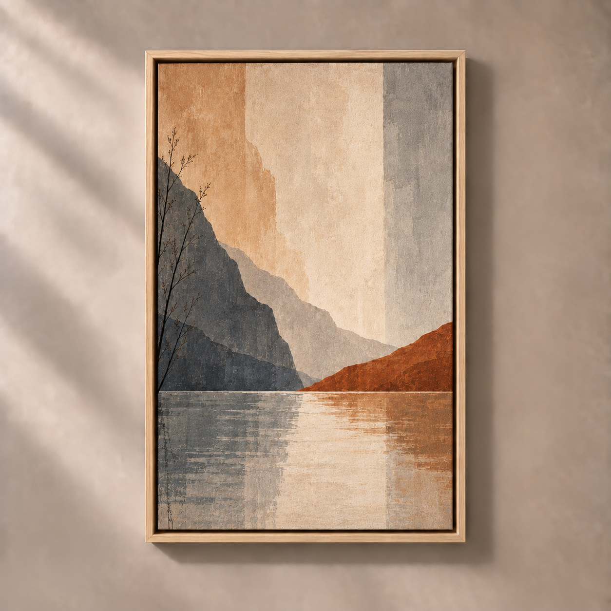 FNR frame preview natural | Quiet Reflection No.2